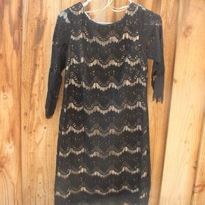 All over lace sheath dress